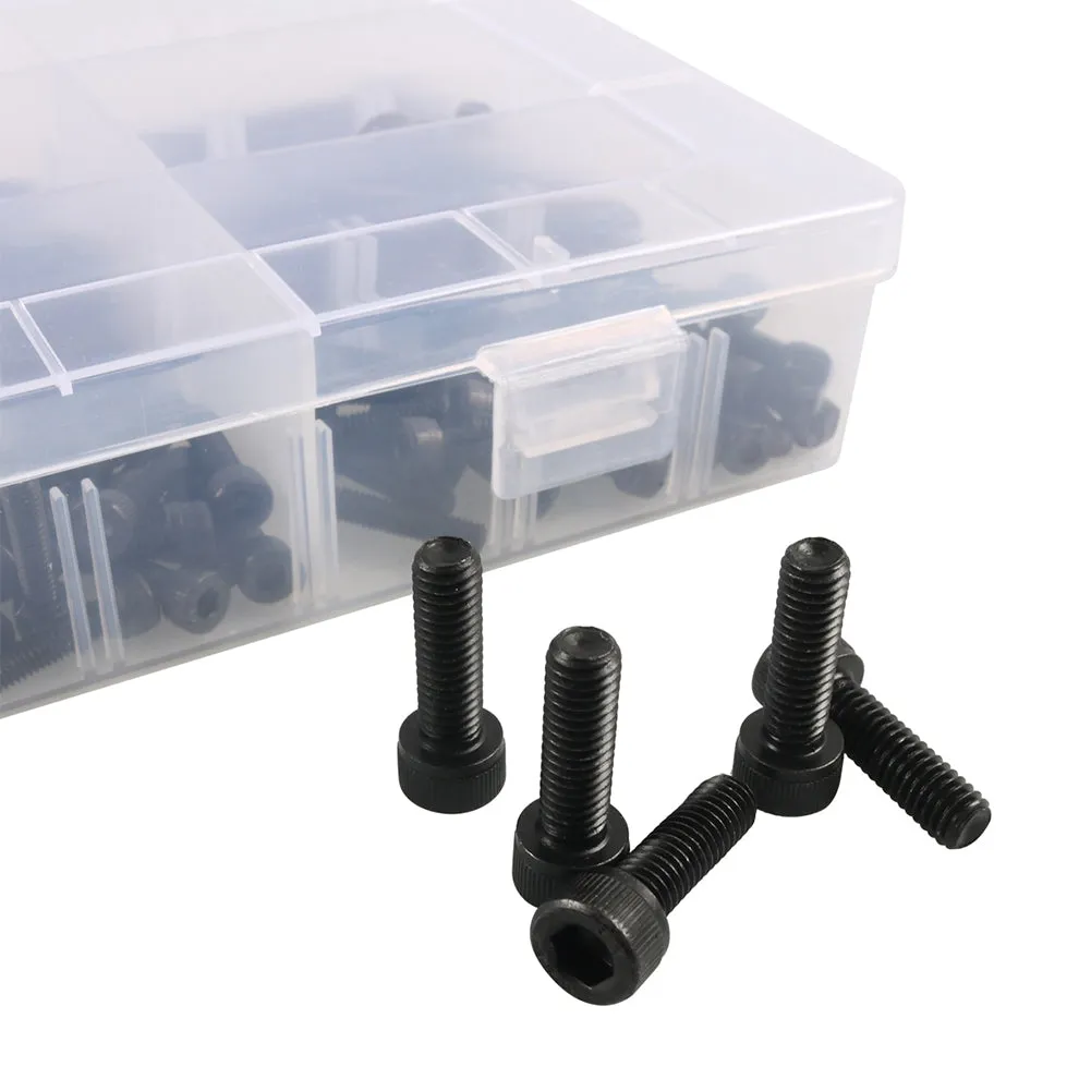 200pcs Hexagon Socket Head Cap Bolt Kit 9 Specifications