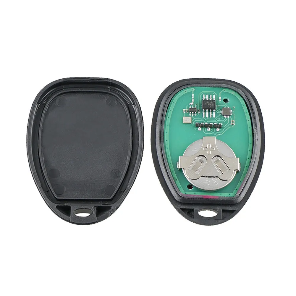 2pcs Car Remote Control Key Fob Replacement Right Slot With 46
