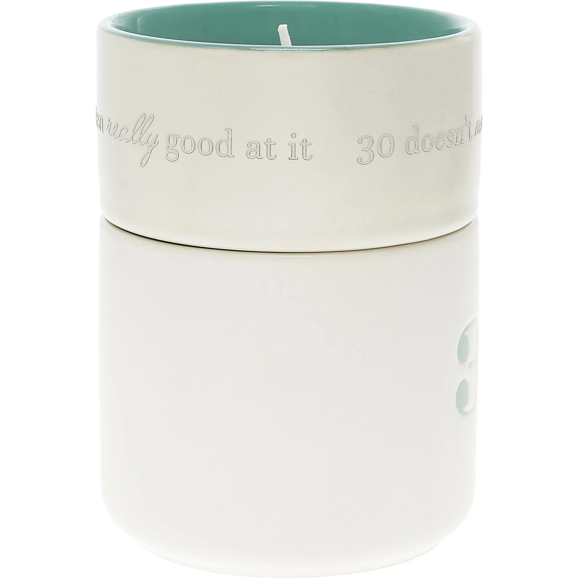 30 Stacking Mug and Candle Set 100% Soy Wax Scent: Tranquility