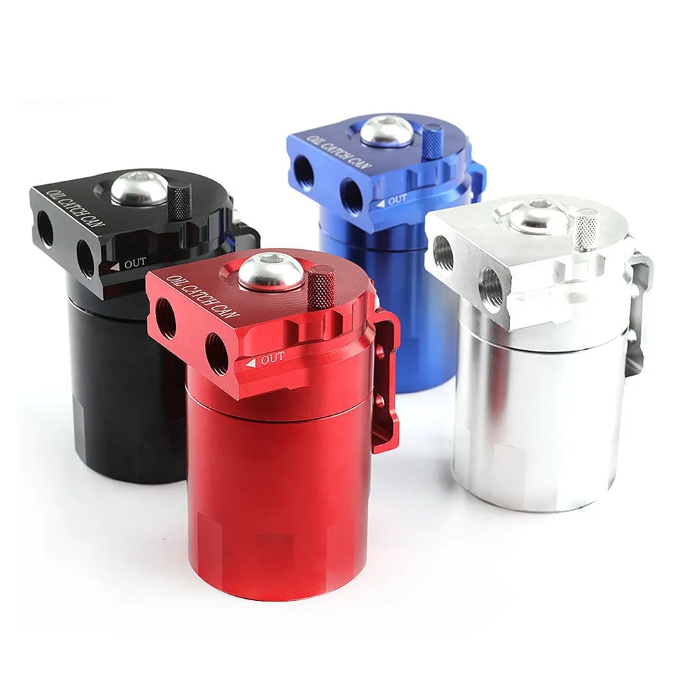 300ML Oil Catch Can Kit Universal Aluminum Oil Separator Catch