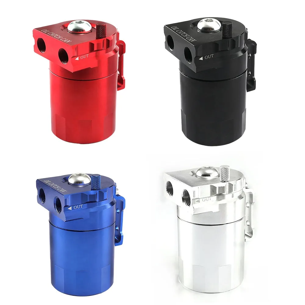 300ML Oil Catch Can Kit Universal Aluminum Oil Separator Catch