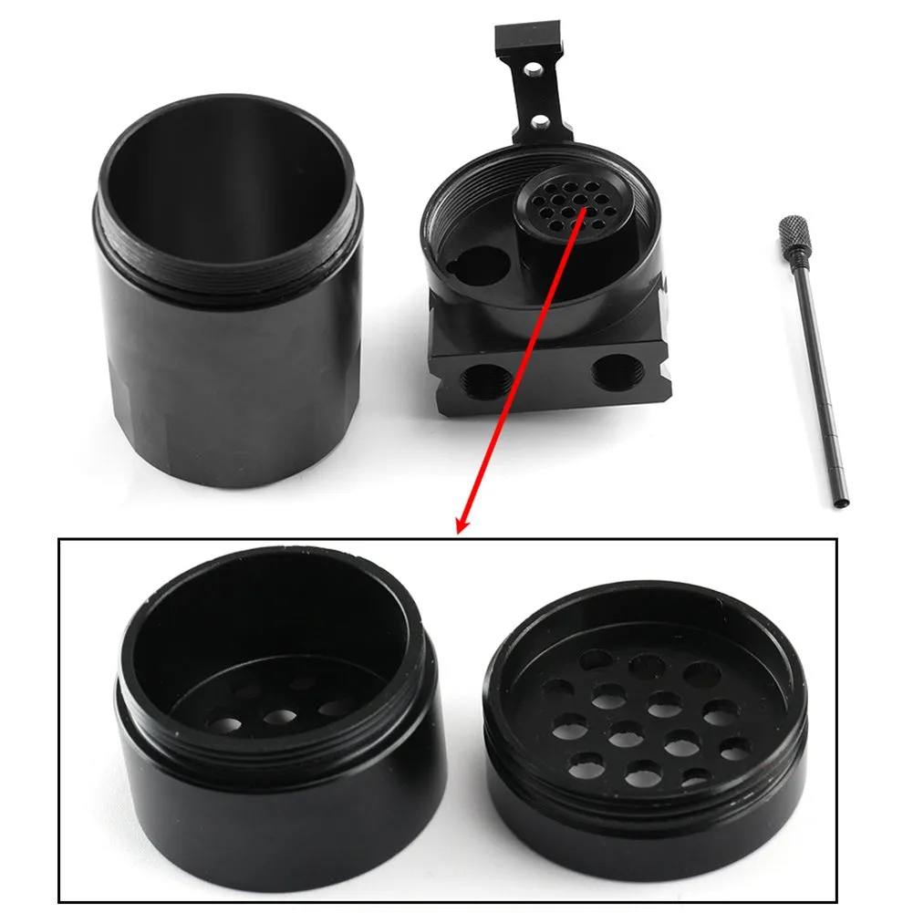 300ML Oil Catch Can Kit Universal Aluminum Oil Separator Catch