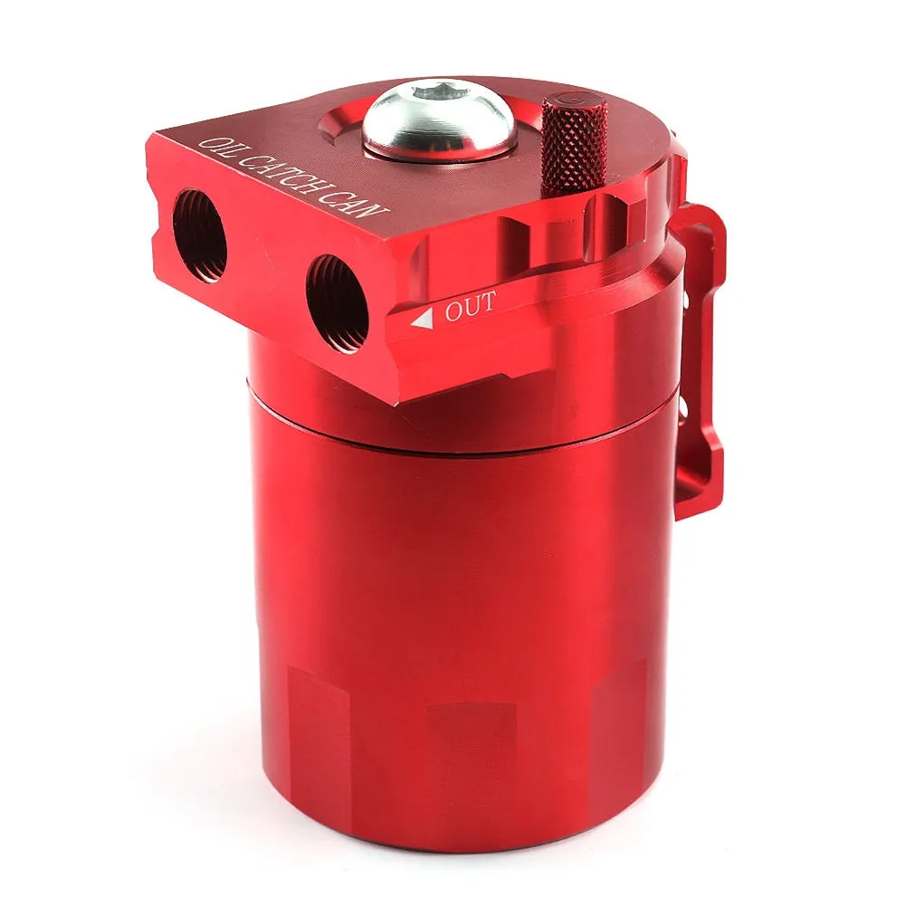 300ML Oil Catch Can Kit Universal Aluminum Oil Separator Catch