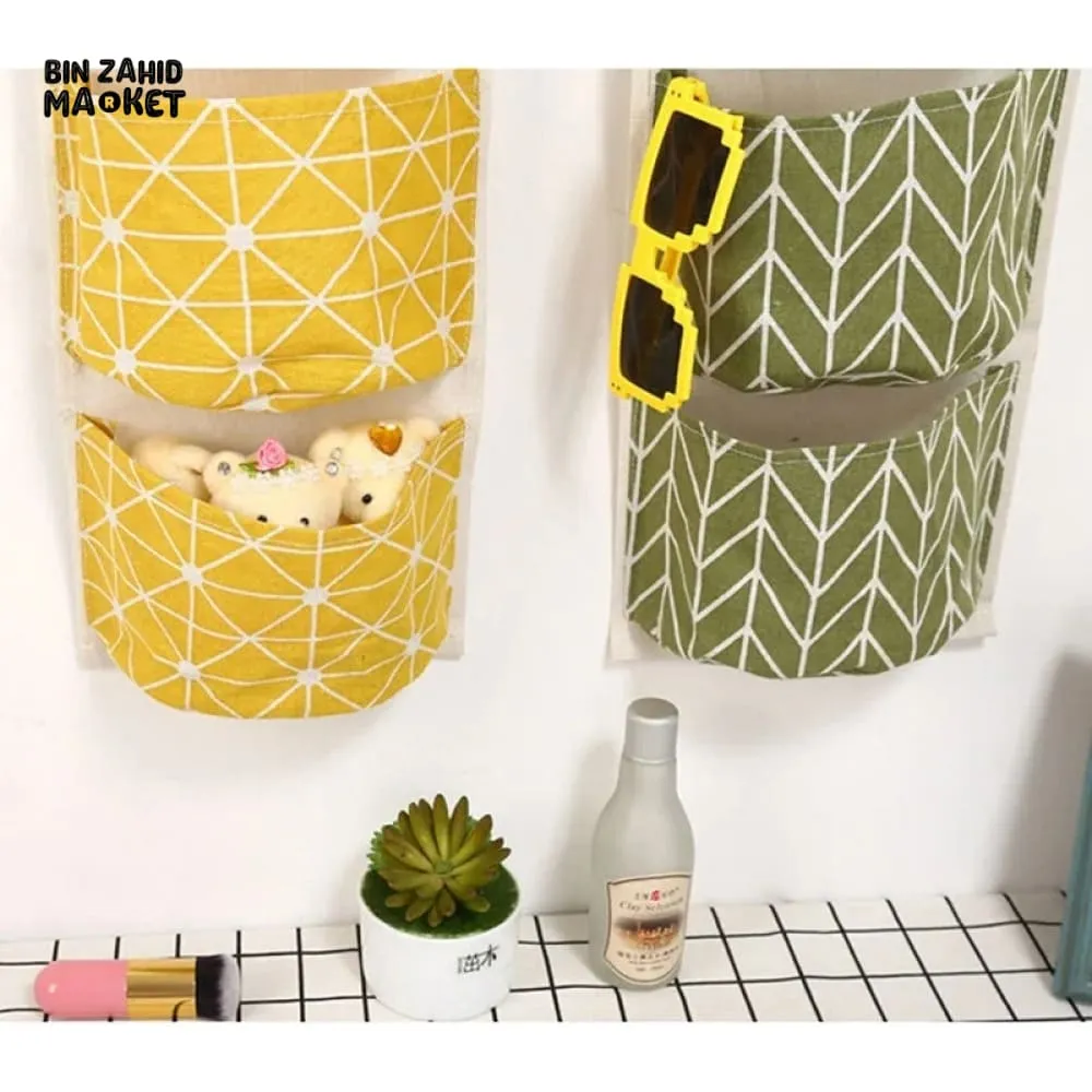 3X GRIDS WALL HANGING STORAGE ORGANIZER