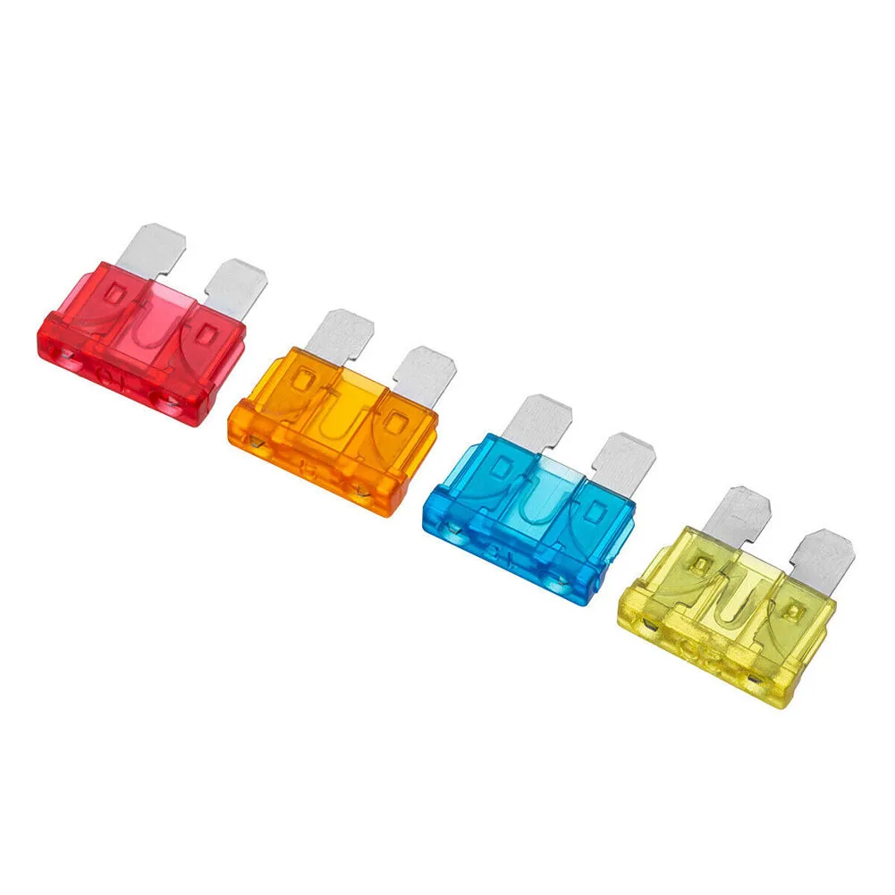 4-way Car Modification Fuse Kit 1-in-4 out Fuse Holder Box Block