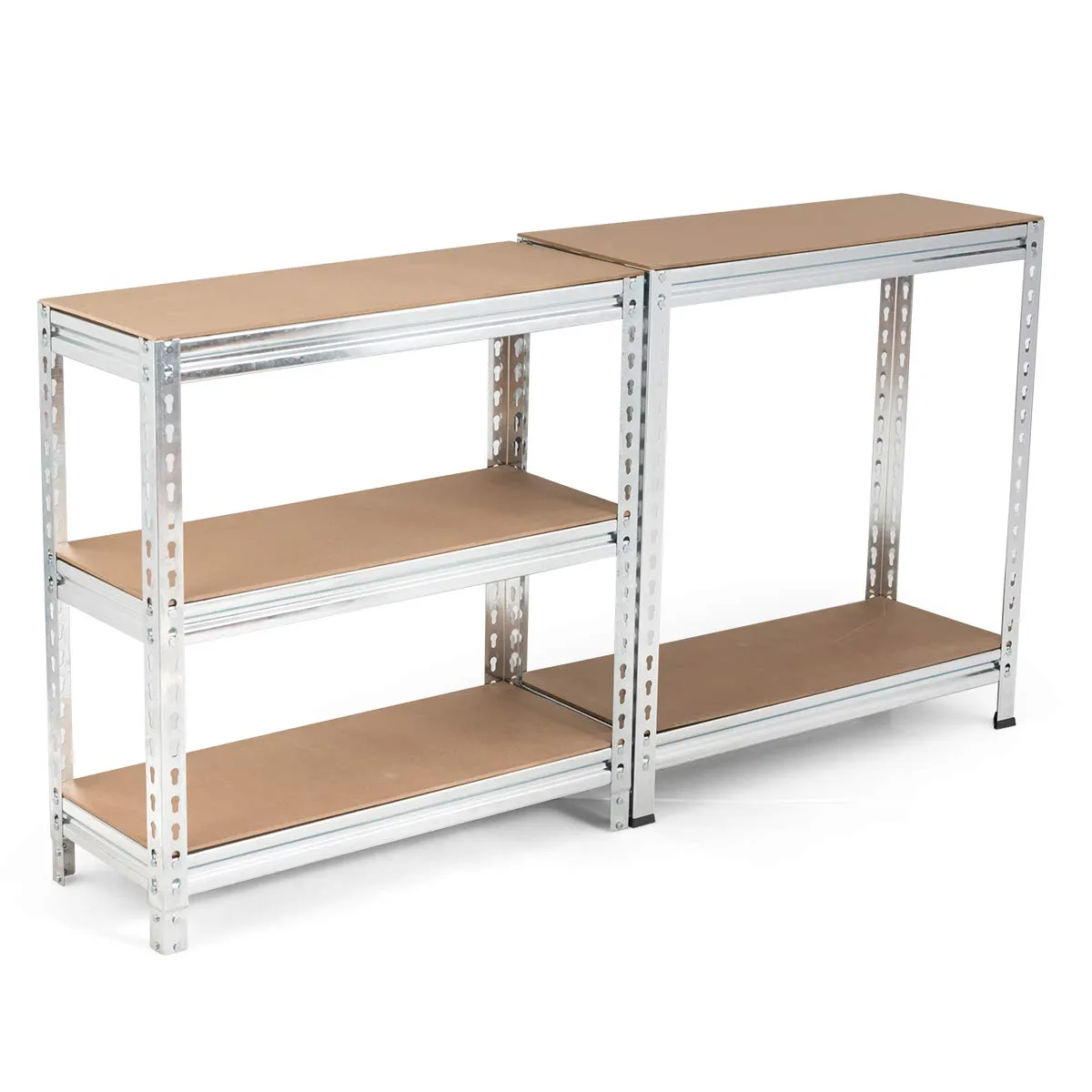 5-Tier Storage Shelves, Heavy Duty Steel Frame Muscle Rack 60in Garage Shelf