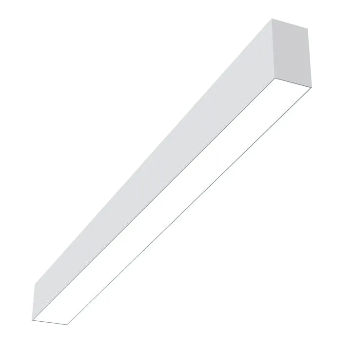 6FT Architectural Linear Downlight, 9000 Lumen Max, Wattage and CCT Selectable, 120-277V