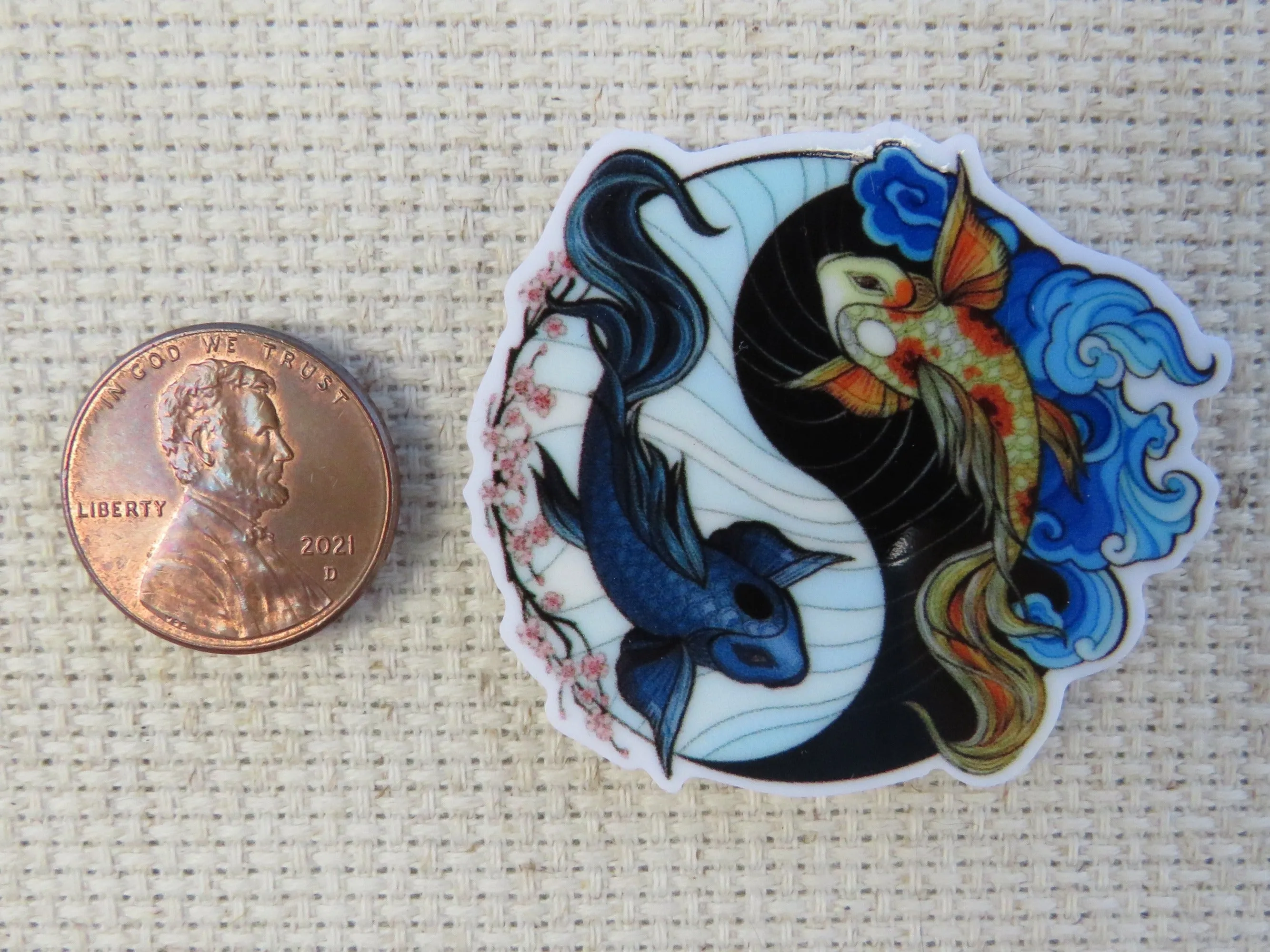 A Pair of Koi Fish Needle Minder, Cover Minder, Magnet