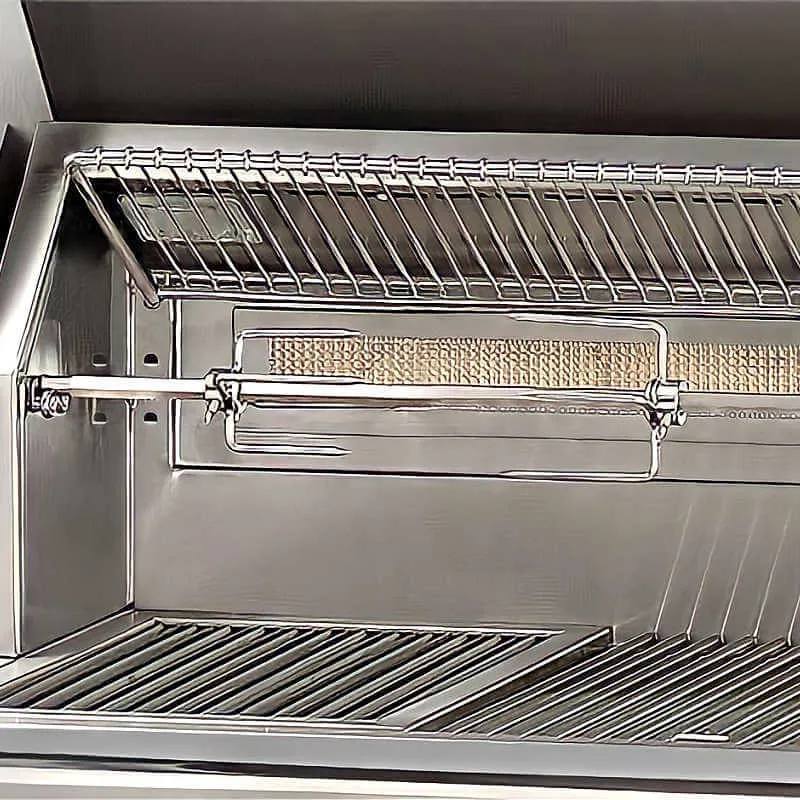 Alfresco ALXE 42-Inch Gas Grill on Deluxe Cart With Sear Burner And Rotisserie