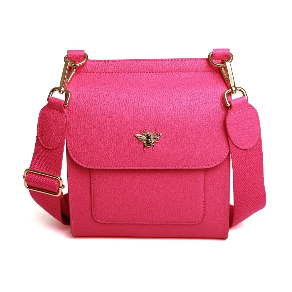 Alice Wheeler Hot Pink Bloomsbury Cross Body Bag