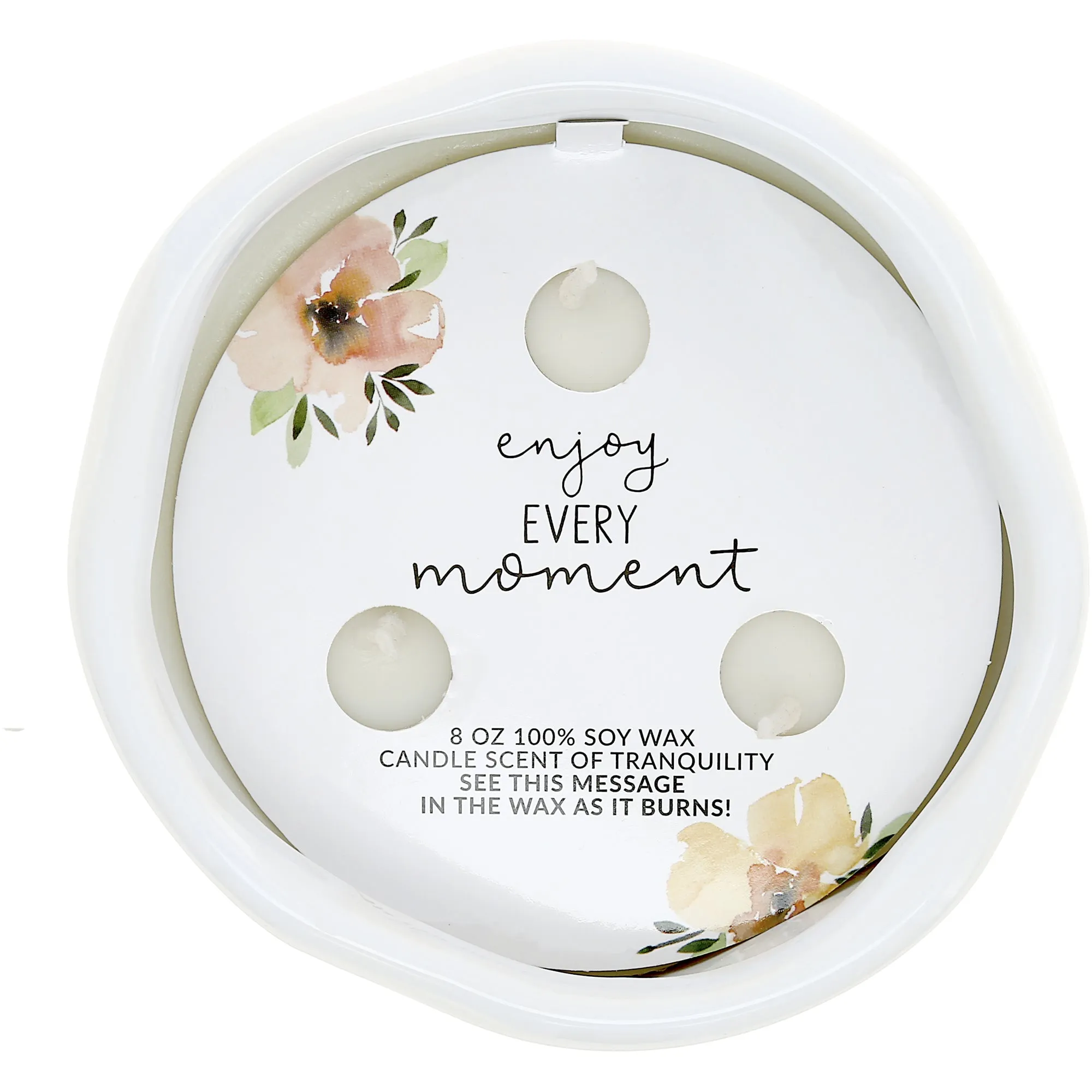 Always Believe 8 oz - 100% Soy Wax Reveal Candle Scent: Tranquility