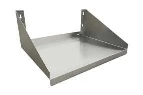 American Chef 18 Gauge Stainless Steel 18" X 24" Wall Mount Microwave Shelf WMSM-1824