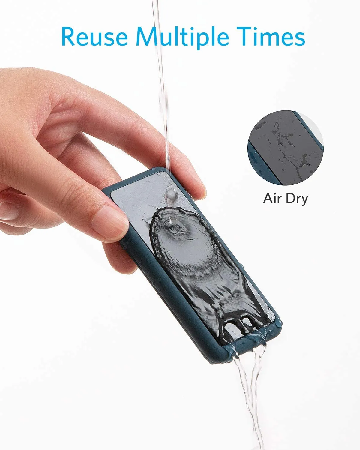 Anker Cable Management, Magnetic Cable Holder, Desktop Multipurpose Cord Keeper, 5 Clips