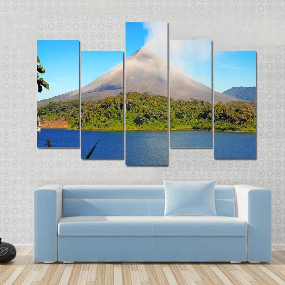 Arenal Volcano In Costa Rica Canvas Wall Art