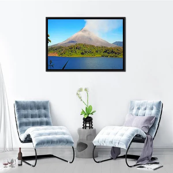 Arenal Volcano In Costa Rica Canvas Wall Art