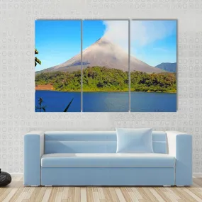 Arenal Volcano In Costa Rica Canvas Wall Art