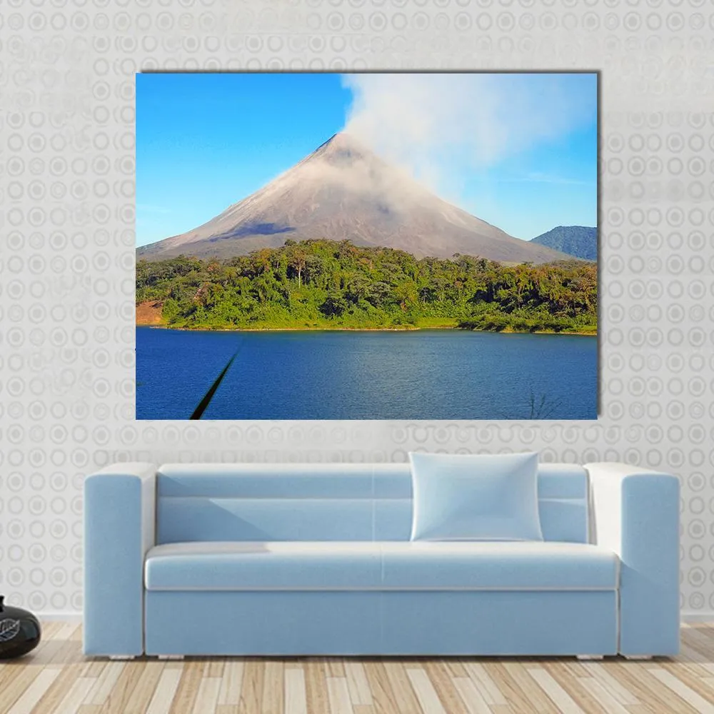 Arenal Volcano In Costa Rica Canvas Wall Art