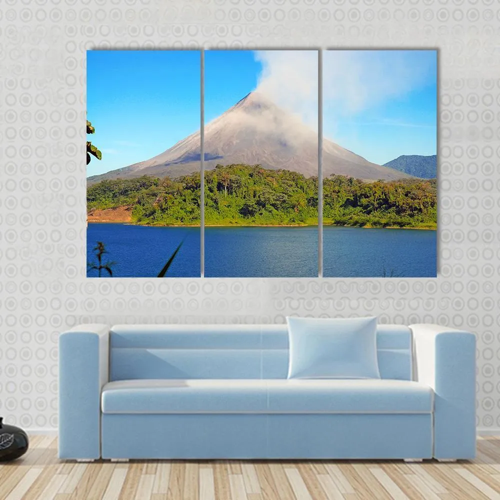 Arenal Volcano In Costa Rica Canvas Wall Art