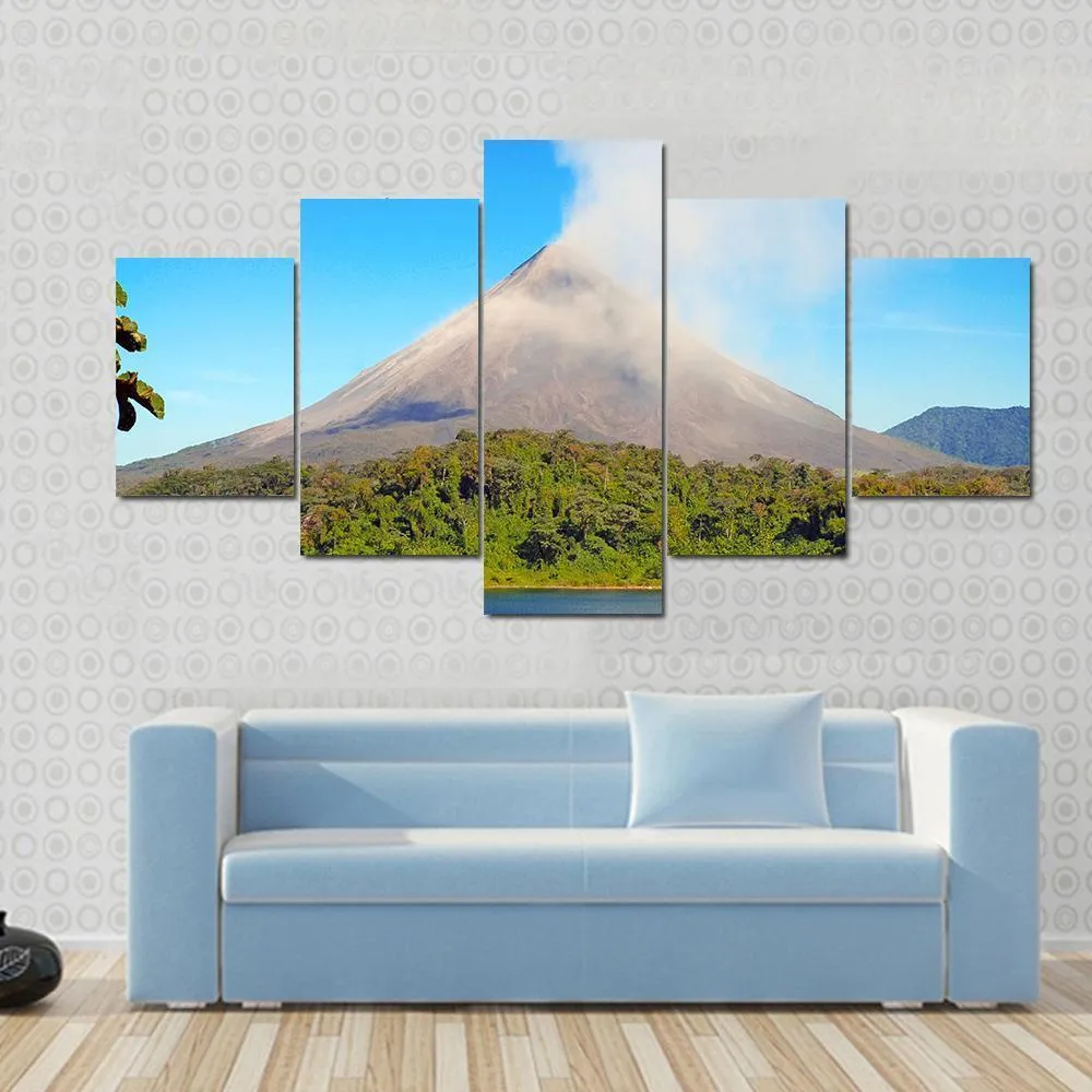 Arenal Volcano In Costa Rica Canvas Wall Art