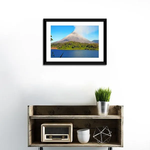 Arenal Volcano In Costa Rica Canvas Wall Art