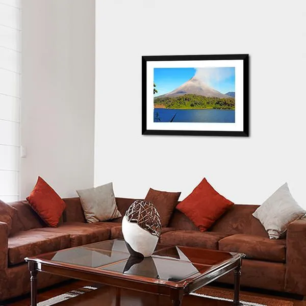 Arenal Volcano In Costa Rica Canvas Wall Art