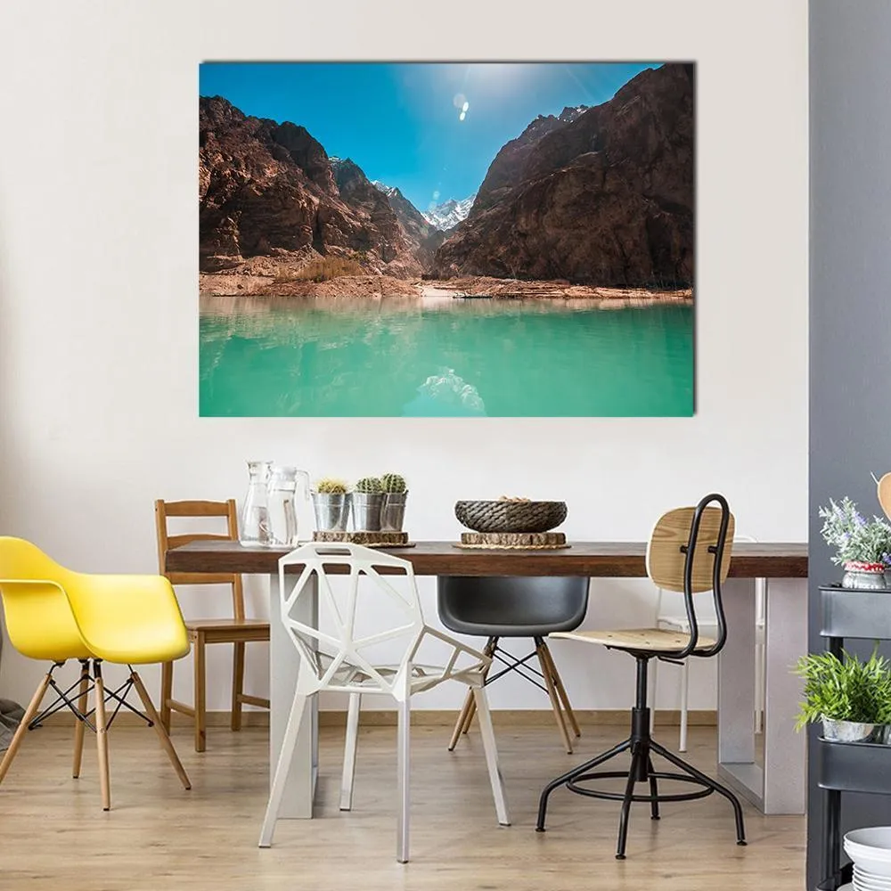 Attabad Lake  Pakistan Canvas Wall Art