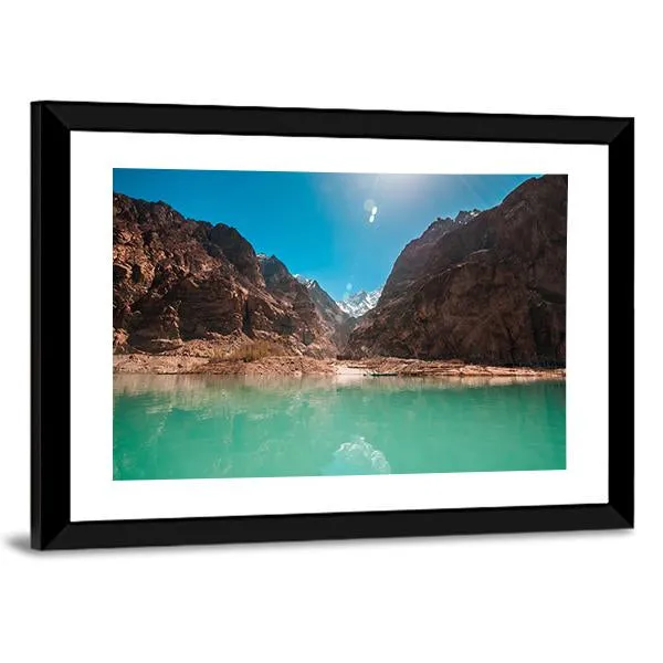 Attabad Lake  Pakistan Canvas Wall Art