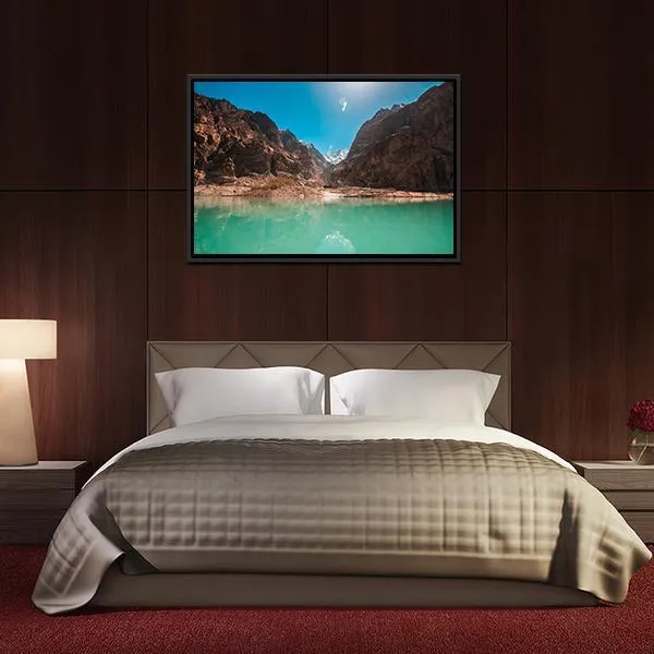 Attabad Lake  Pakistan Canvas Wall Art