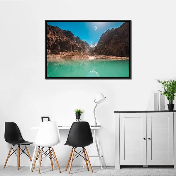 Attabad Lake  Pakistan Canvas Wall Art
