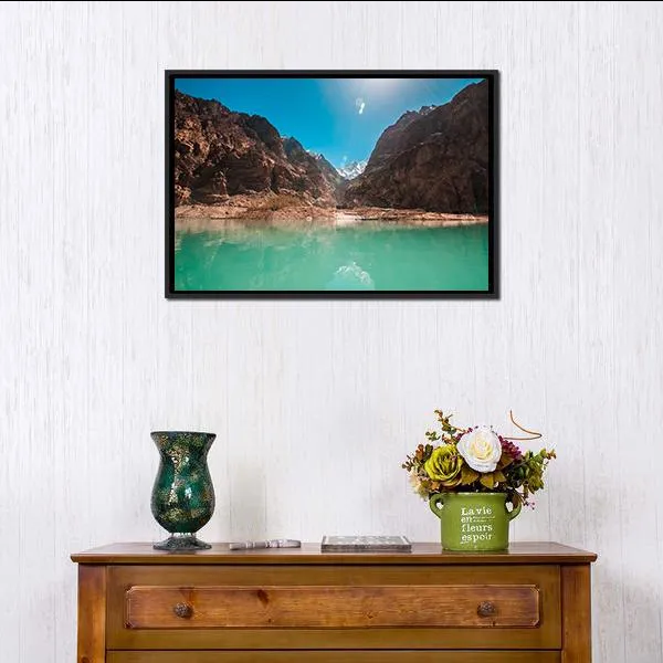 Attabad Lake  Pakistan Canvas Wall Art