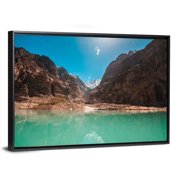 Attabad Lake  Pakistan Canvas Wall Art