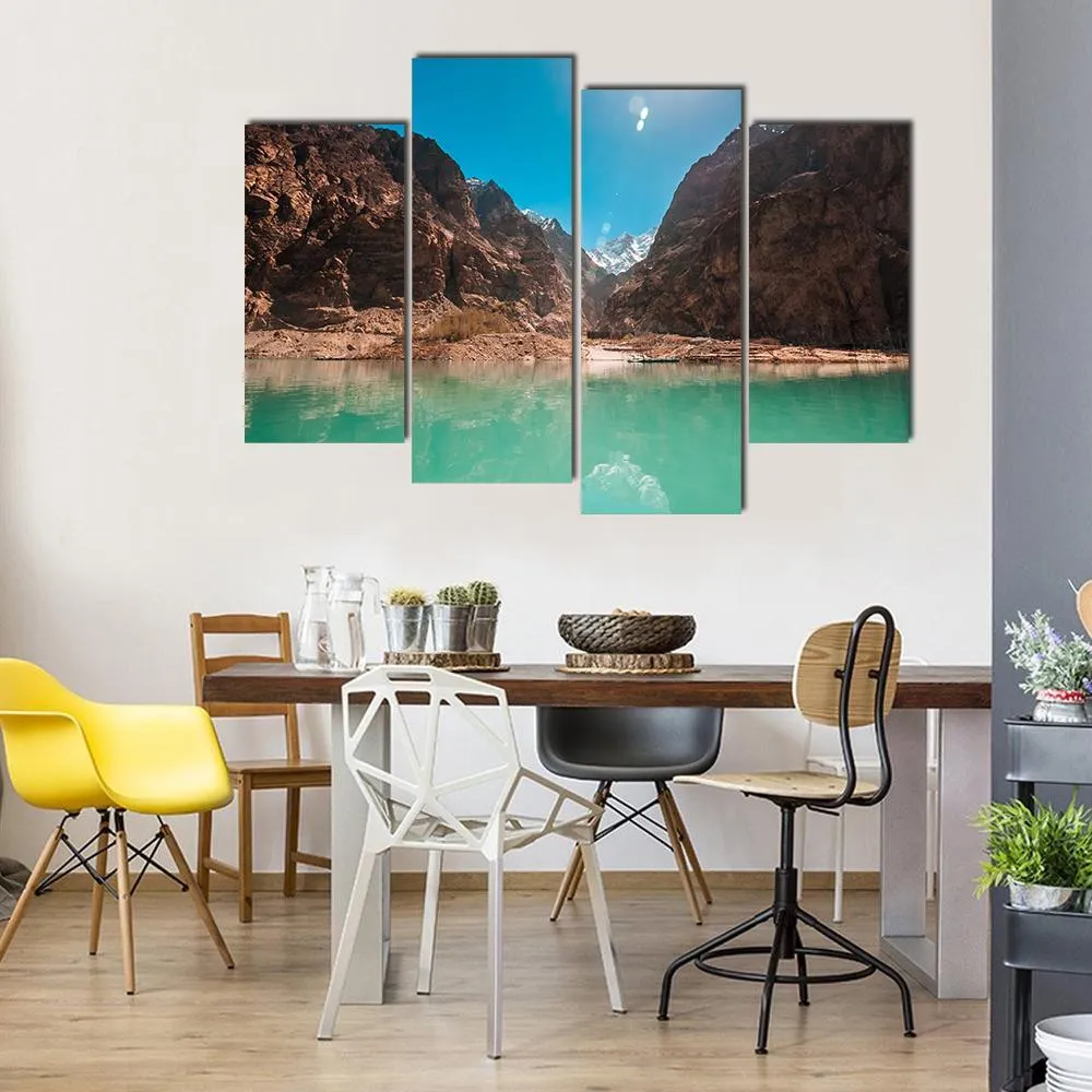 Attabad Lake  Pakistan Canvas Wall Art