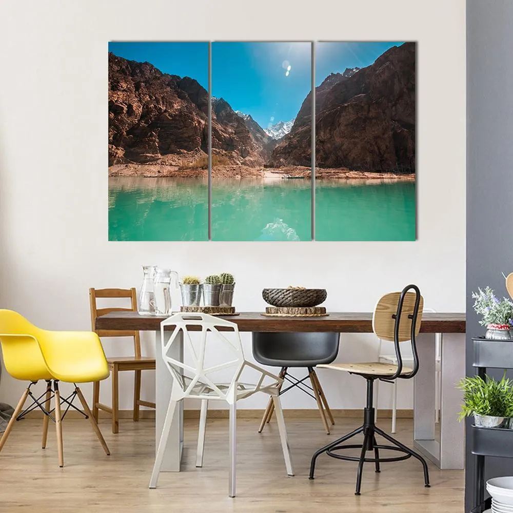 Attabad Lake  Pakistan Canvas Wall Art
