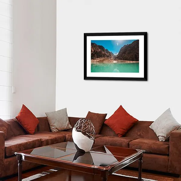 Attabad Lake  Pakistan Canvas Wall Art