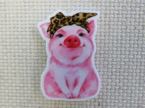 Bandana Wearing Pig Needle Minder, Cover Minder, Magnet