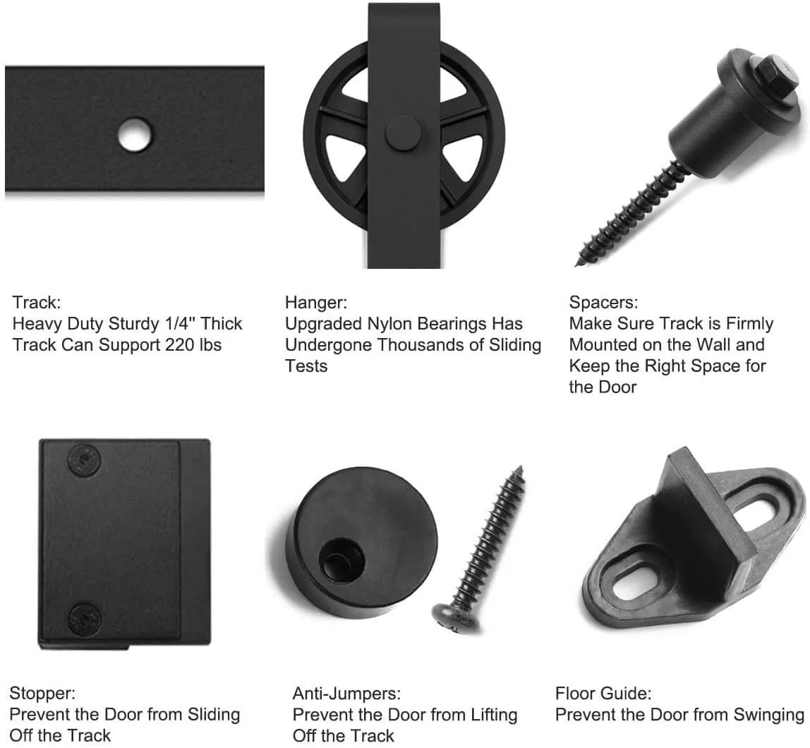 Barn Door Hardware 4M Double Door