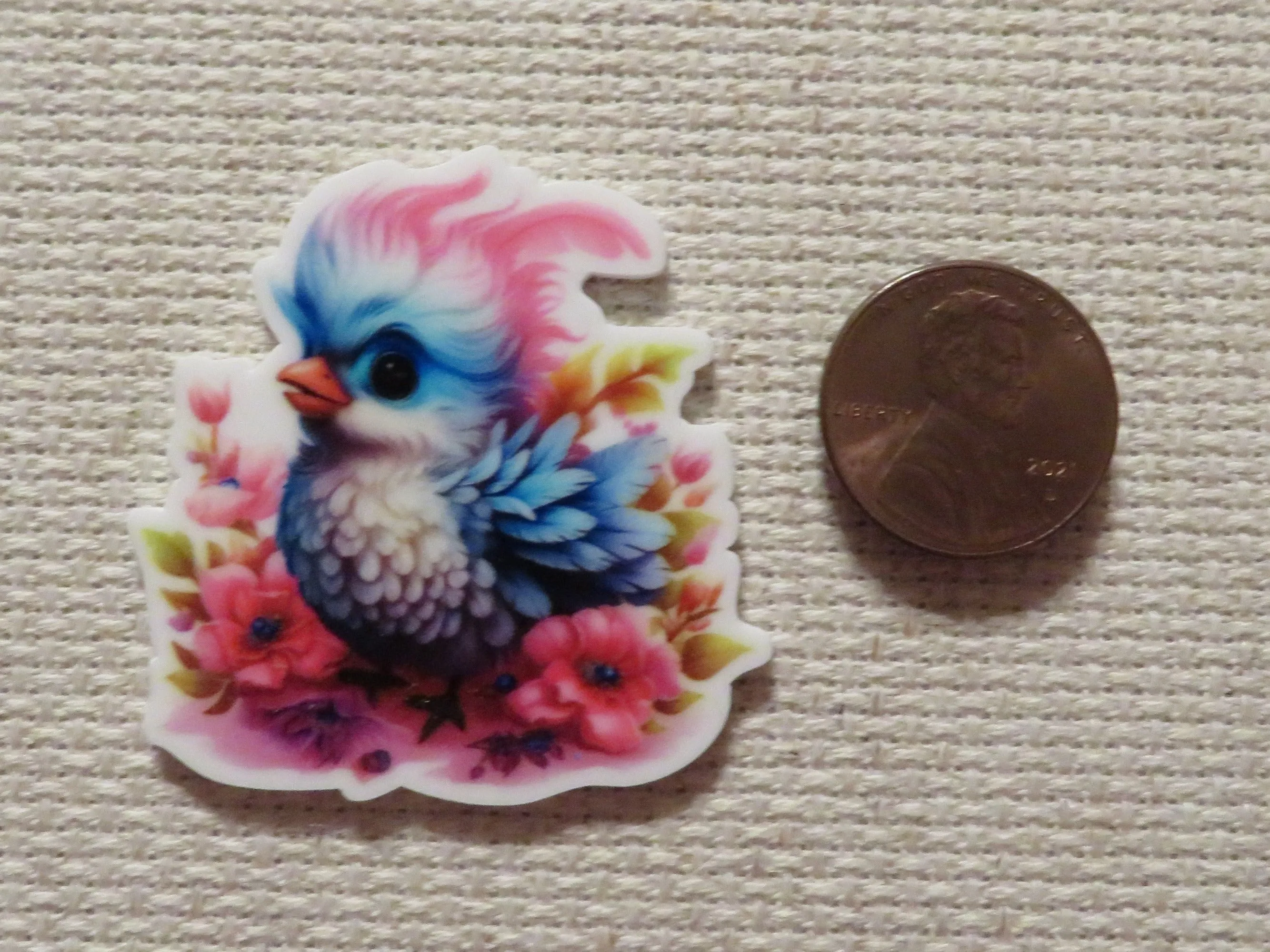 Beautiful Bird Needle Minder, Cover Minder, Magnet