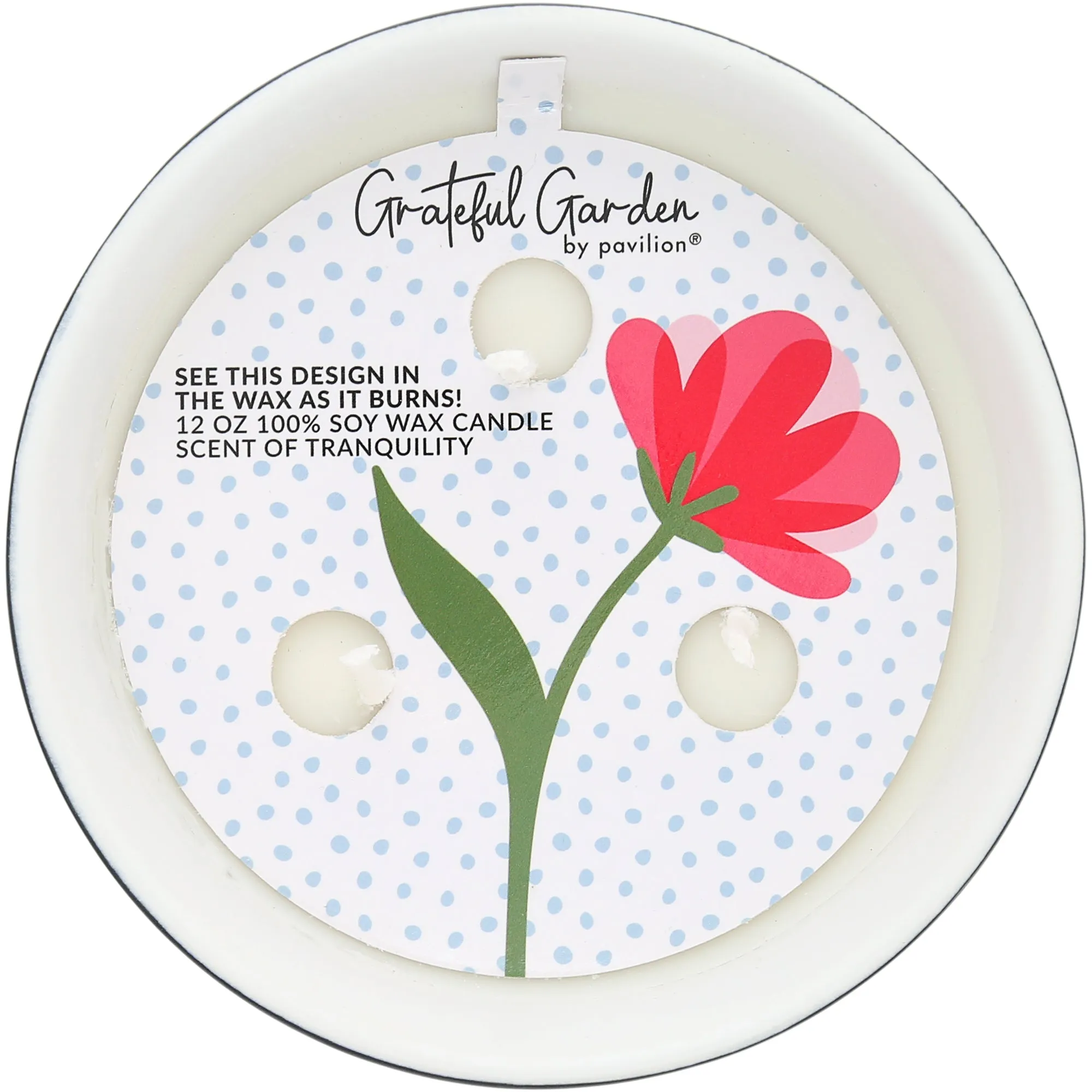 Beautiful Mom 12 oz - 100% Soy Wax Reveal Triple Wick Candle Scent: Tranquility