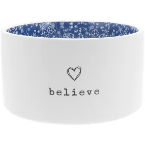Believe 10 oz 100% Soy Wax Reveal, Triple Wick Candle Scent: Tranquility