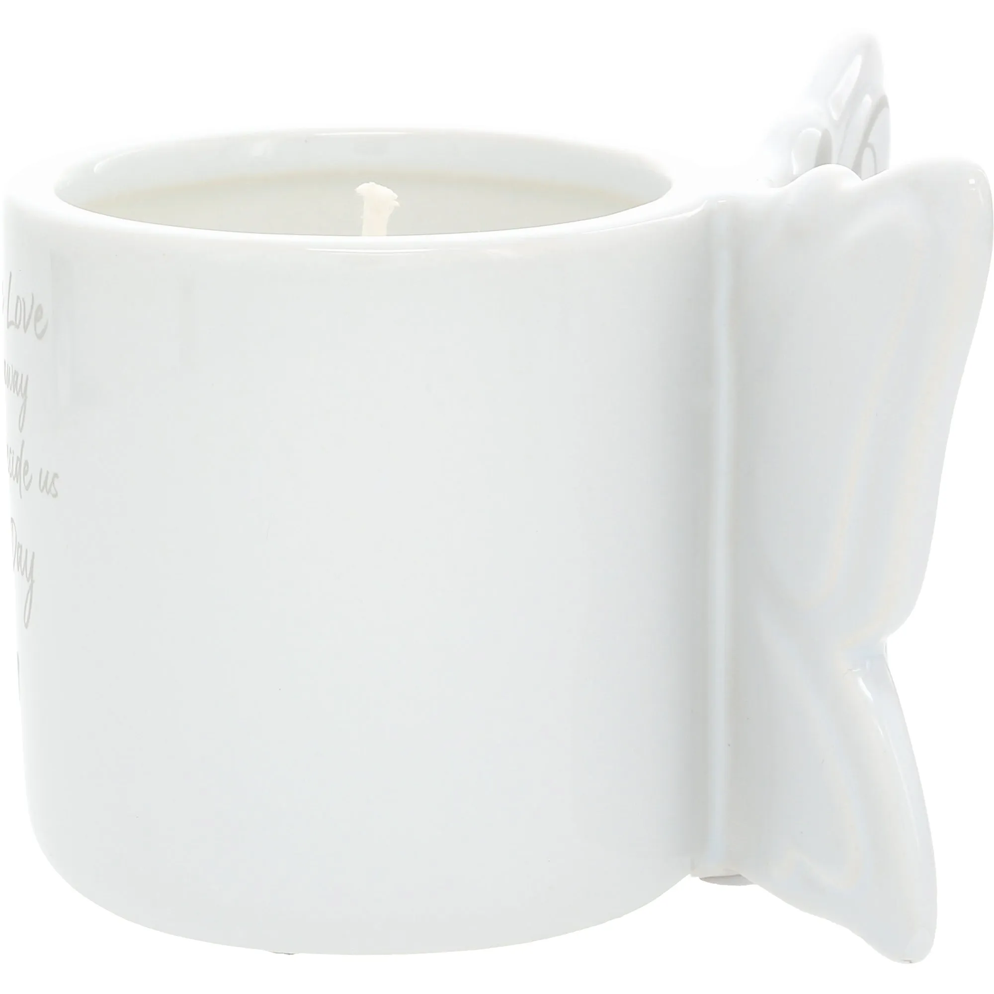 Beside Us 8 oz 100% Soy Wax Reveal Butterfly Candle Scent: Tranquility