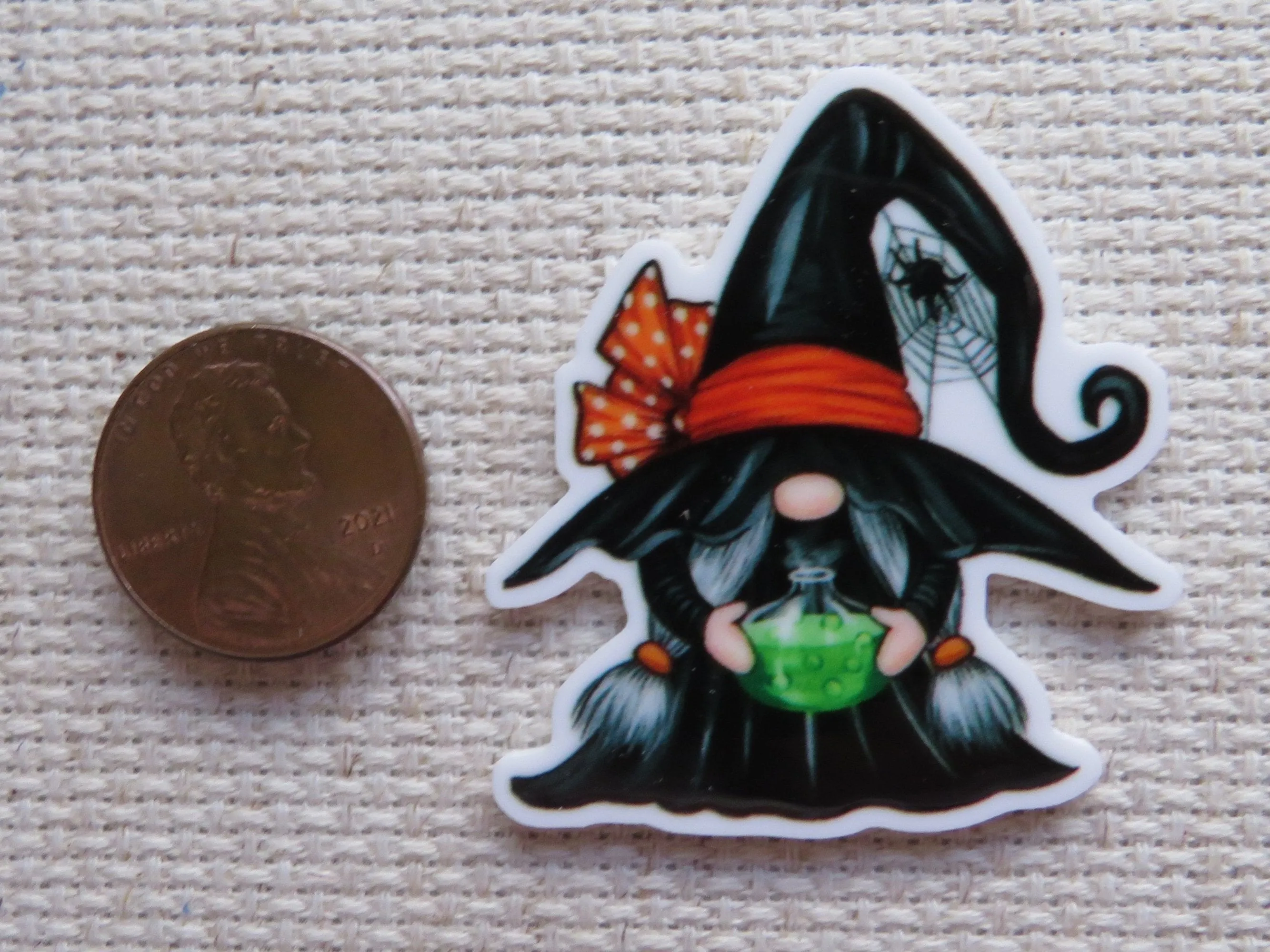 Black Gnome Needle Minder, Cover Minder, Magnet
