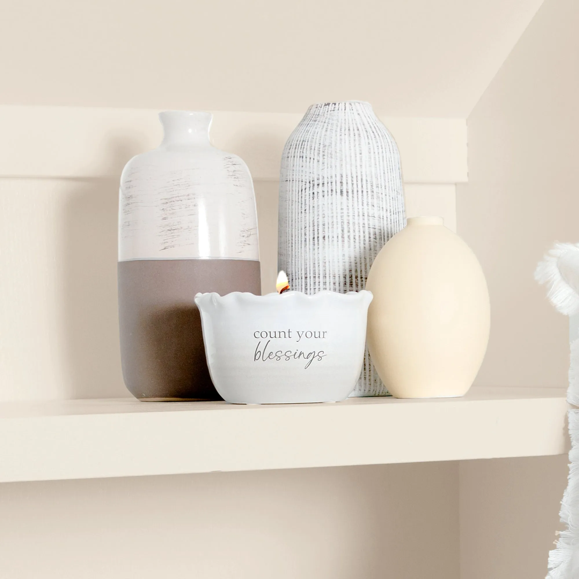 Blessings 11 oz - 100% Soy Wax Reveal Candle Scent: Tranquility