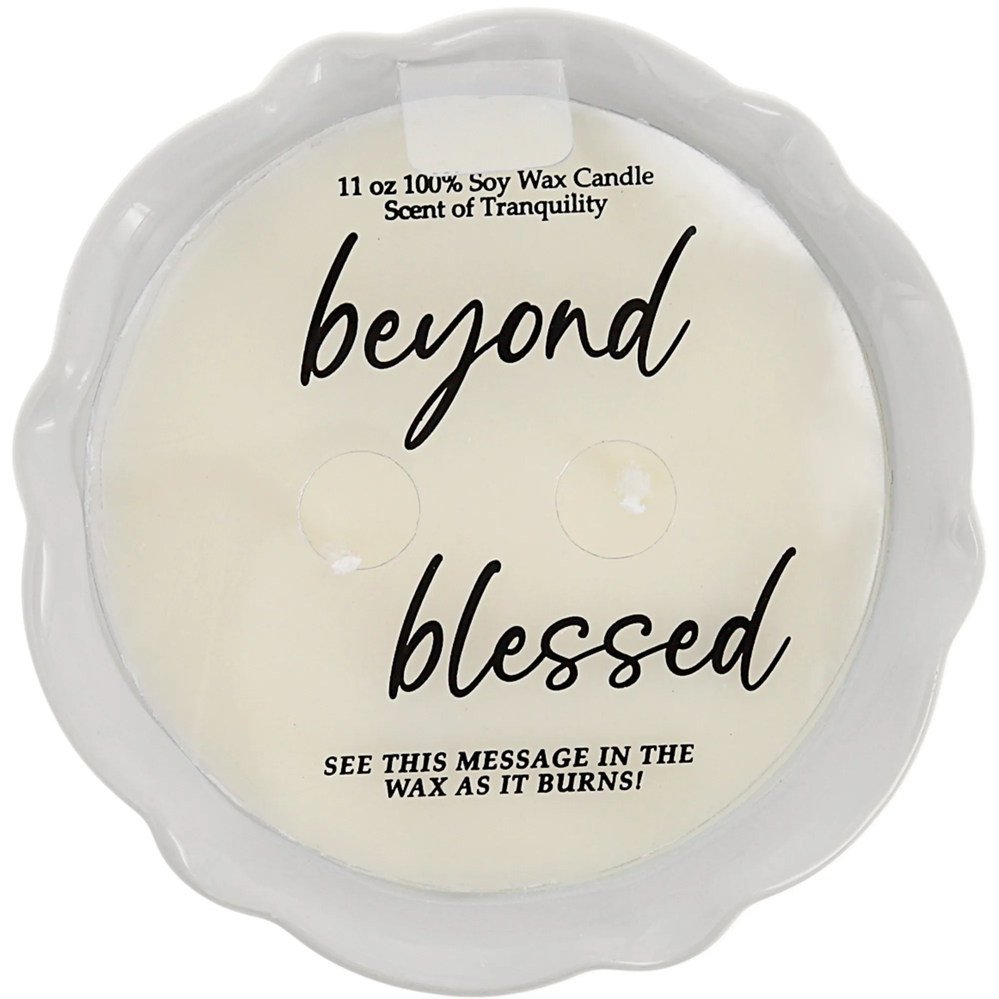 Blessings 11 oz - 100% Soy Wax Reveal Candle Scent: Tranquility