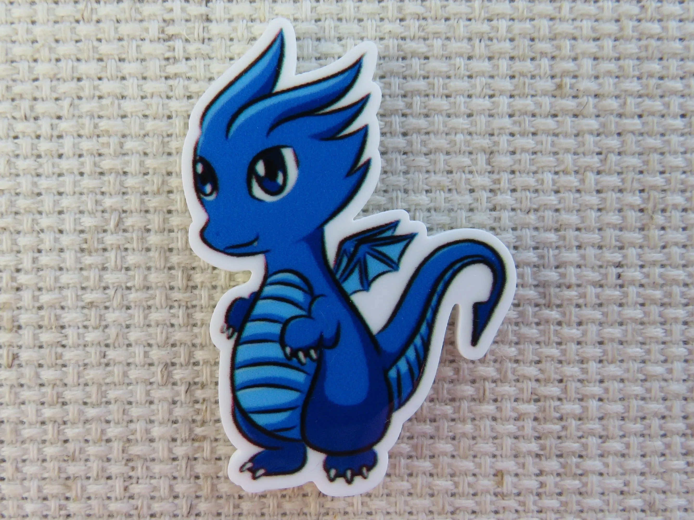 Blue Dragon Needle Minder, Cover Minder, Magnet