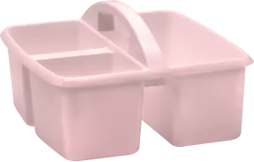 Blush Plastic Storage Caddy
