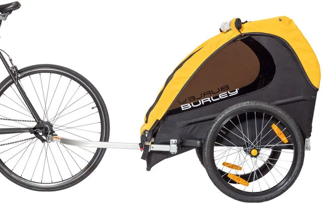 BURLEY Bee Child Trailer - Double, Yellow