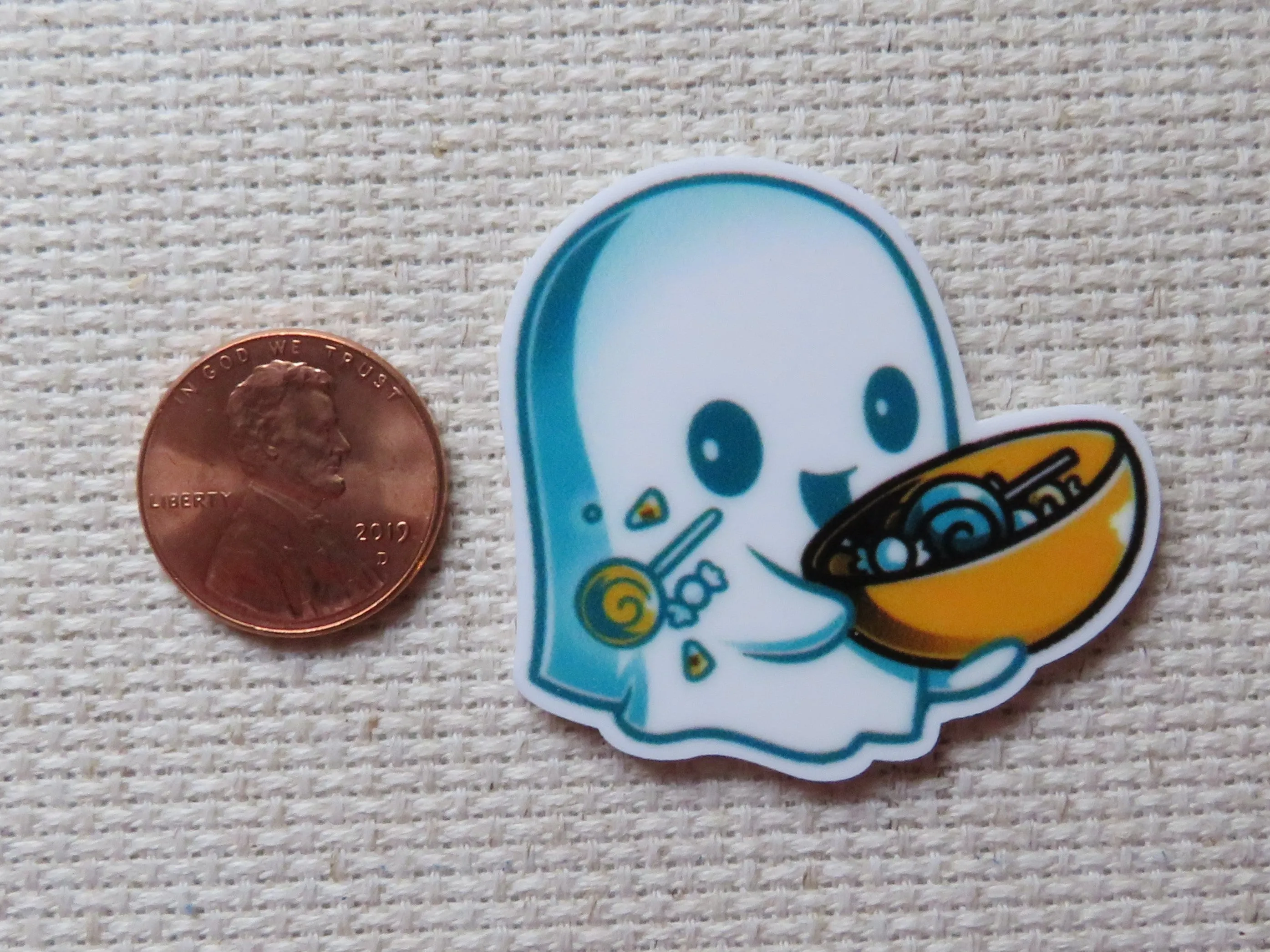 Candy Ghost Needle Minder, Cover Minder, Magnet