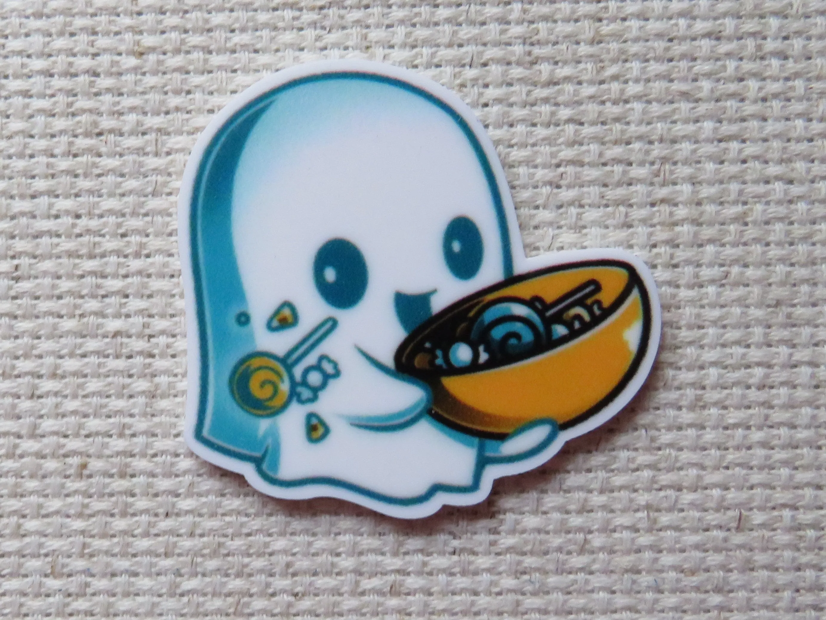 Candy Ghost Needle Minder, Cover Minder, Magnet
