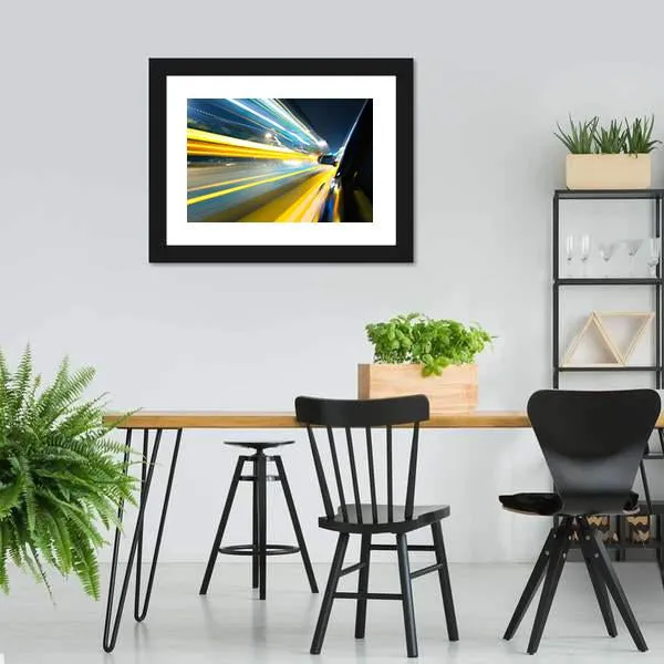 Car Side View Canvas Wall Art