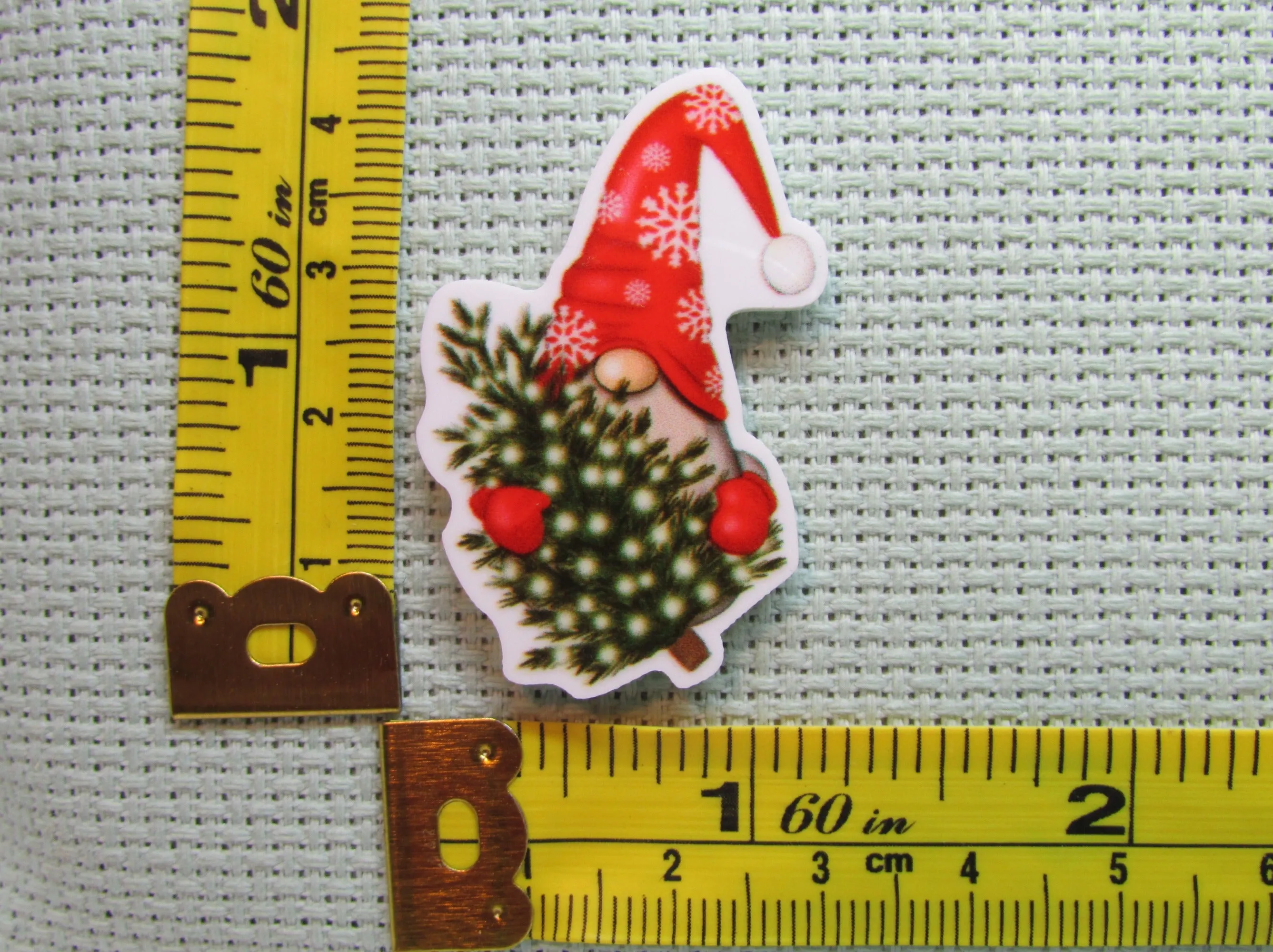 Christmas Tree Gnome Needle Minder, Cover Minder, Magnet